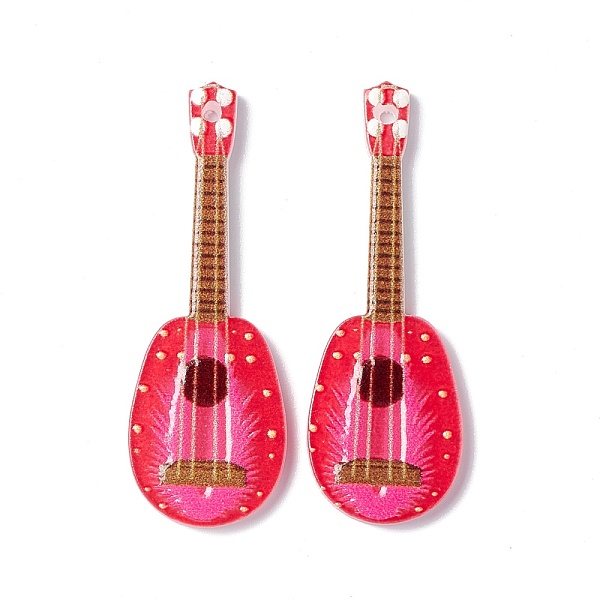 PandaHall Printed Acrylic Pendants, Guitar with Fruit Charm, Red, 44.5x15.5x2mm, Hole: 1.2mm Acrylic Musical Instruments Red
PandaHall Printed Acrylic Pendants, Guitar with Fruit Charm, Red, 44.5x15.5x2mm, Hole: 1.2mm Acrylic Musical Instruments Red
