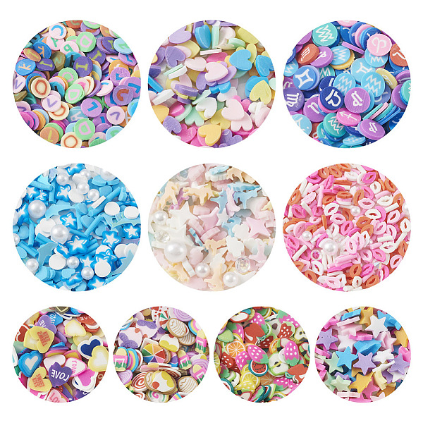 PandaHall 70G 10 Styles Handmade Polymer Clay Cabochons, Fashion Nail Art Decoration Accessories, Mixed Shapes, Mixed Color..., Multicolor
PandaHall 70G 10 Styles Handmade Polymer Clay Cabochons, Fashion Nail Art Decoration Accessories, Mixed Shapes, Mixed Color..., Multicolor