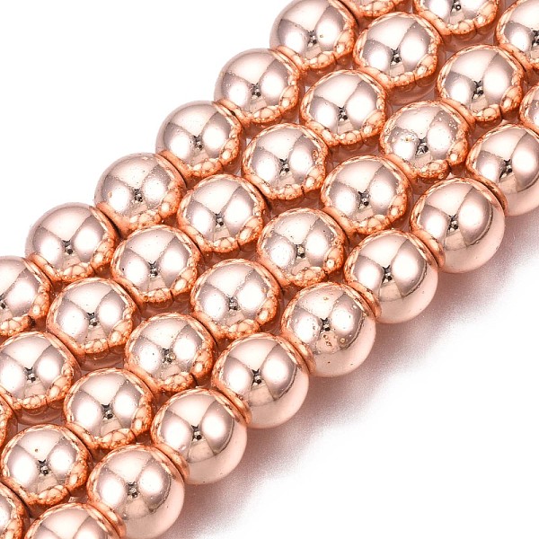PandaHall Electroplate Non-magnetic Synthetic Hematite Bead Strands, Round, Rose Gold Plated, 8mm, Hole: 1~1.5mm, about 52pcs/strand, 15.7...
PandaHall Electroplate Non-magnetic Synthetic Hematite Bead Strands, Round, Rose Gold Plated, 8mm, Hole: 1~1.5mm, about 52pcs/strand, 15.7...