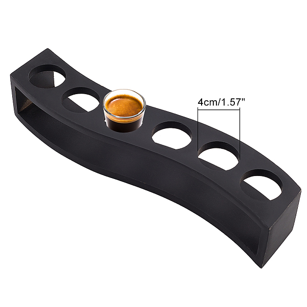 PandaHall 6 Shot Glass Holder, Black Shot Glass Tray Bamboo Shot Glass Serving Tray Shot Glass Storage Shot Glass Display Bar Accessories...
PandaHall 6 Shot Glass Holder, Black Shot Glass Tray Bamboo Shot Glass Serving Tray Shot Glass Storage Shot Glass Display Bar Accessories...