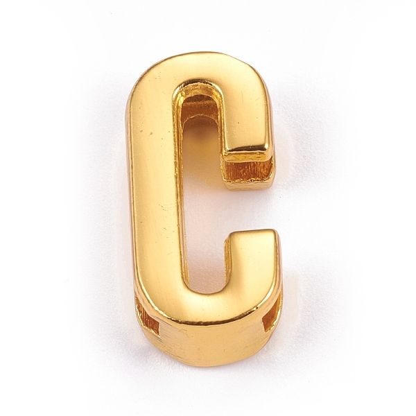 PandaHall Alloy Slide Charms, Cadmium Free & Lead Free, Golden, Letter C, 21x10x6.5mm, Hole: 3x18mm Alloy Letter C
PandaHall Alloy Slide Charms, Cadmium Free & Lead Free, Golden, Letter C, 21x10x6.5mm, Hole: 3x18mm Alloy Letter C