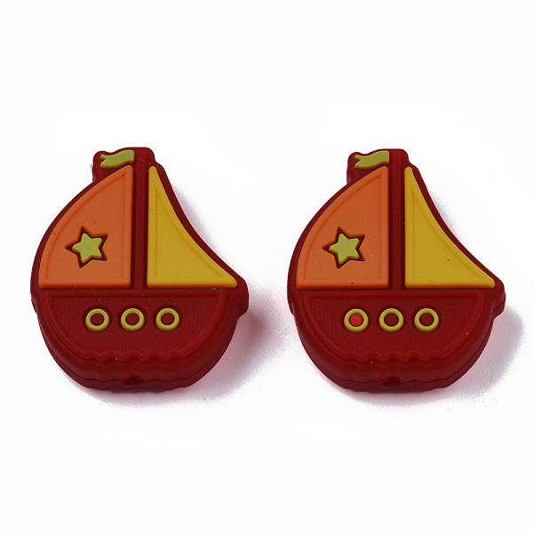 PandaHall Food Grade Eco-Friendly Silicone Focal Beads, Chewing Beads For Teethers, DIY Nursing Necklaces Making, Boat, Dark Red, 28x25x9mm...
PandaHall Food Grade Eco-Friendly Silicone Focal Beads, Chewing Beads For Teethers, DIY Nursing Necklaces Making, Boat, Dark Red, 28x25x9mm...