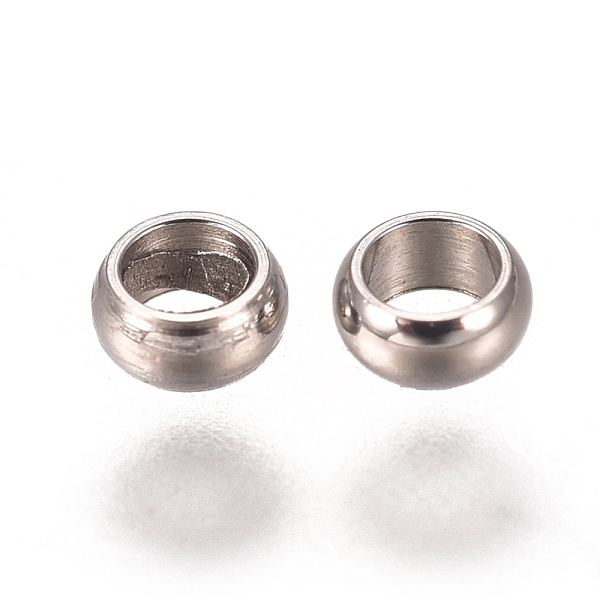 PandaHall 201 Stainless Steel Spacer Beads, Flat Round, Stainless Steel Color, 2x0.9mm, Hole: 1.2mm 201 Stainless Steel Flat Round
PandaHall 201 Stainless Steel Spacer Beads, Flat Round, Stainless Steel Color, 2x0.9mm, Hole: 1.2mm 201 Stainless Steel Flat Round