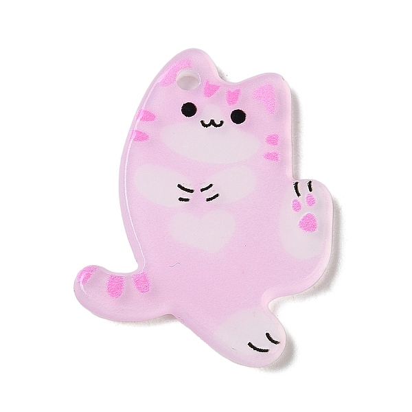 PandaHall Printed Acrylic Pendants, Cat Shape, Pearl Pink, 28x23x2mm, Hole: 1.8mm Acrylic Cat Shape
PandaHall Printed Acrylic Pendants, Cat Shape, Pearl Pink, 28x23x2mm, Hole: 1.8mm Acrylic Cat Shape