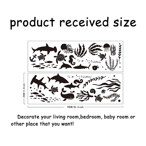 PandaHall SUPERDANT 45pcs Black Sea Life Stickers Sea Animals Silhouettes Decal Shark Whale Sea Creature Fish Jellyfish Decal Sticker Vinyl...
PandaHall SUPERDANT 45pcs Black Sea Life Stickers Sea Animals Silhouettes Decal Shark Whale Sea Creature Fish Jellyfish Decal Sticker Vinyl...
