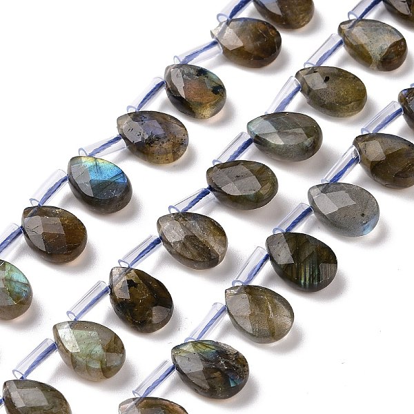 PandaHall Natural Labradorite Beads Strands, Top Drilled Beads, Faceted, Teardrop, 12~12.5x8.5~9x4~5mm, about 32pcs/strand, 14.9 inch~16.1...
PandaHall Natural Labradorite Beads Strands, Top Drilled Beads, Faceted, Teardrop, 12~12.5x8.5~9x4~5mm, about 32pcs/strand, 14.9 inch~16.1...