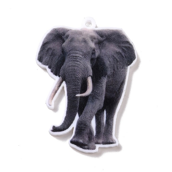 PandaHall Printed Opaque Acrylic Pendants, Animal Theme, Elephant, 34.5x25.5x2mm, Hole: 1.5mm Acrylic Elephant Gray
PandaHall Printed Opaque Acrylic Pendants, Animal Theme, Elephant, 34.5x25.5x2mm, Hole: 1.5mm Acrylic Elephant Gray