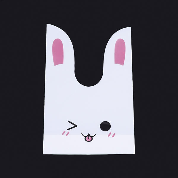 PandaHall Kawaii Bunny Plastic Candy Bags, Rabbit Ear Bags, Gift Bags, Two-Side Printed, Hot Pink, 18x10cm Plastic Other Animal Pink
PandaHall Kawaii Bunny Plastic Candy Bags, Rabbit Ear Bags, Gift Bags, Two-Side Printed, Hot Pink, 18x10cm Plastic Other Animal Pink