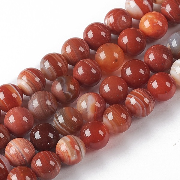 PandaHall Natural Red Stripe Agate Beads Strands, Round, 8mm, Hole: 1mm, about 49~50pcs/Strand, 15.94 inch(40.5cm) Natural Agate Round Red
PandaHall Natural Red Stripe Agate Beads Strands, Round, 8mm, Hole: 1mm, about 49~50pcs/Strand, 15.94 inch(40.5cm) Natural Agate Round Red
