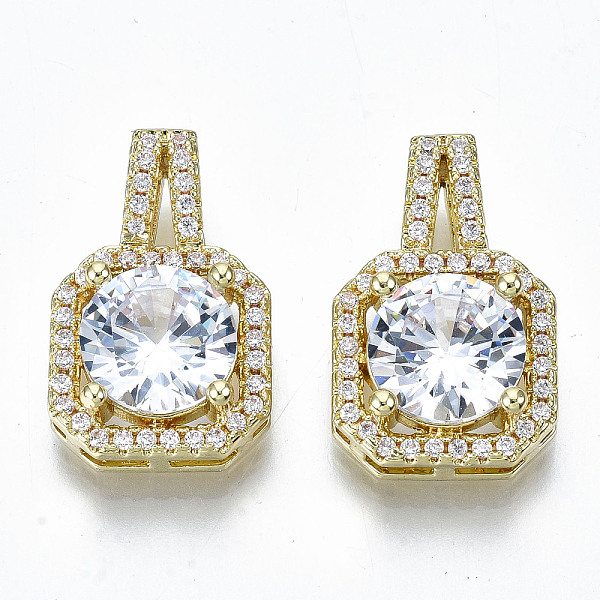 PandaHall Brass Micro Pave Clear Cubic Zirconia Pendants, Square, Golden, 17.5x11x6mm, Hole: 5x2mm Brass+Cubic Zirconia Square Clear
PandaHall Brass Micro Pave Clear Cubic Zirconia Pendants, Square, Golden, 17.5x11x6mm, Hole: 5x2mm Brass+Cubic Zirconia Square Clear