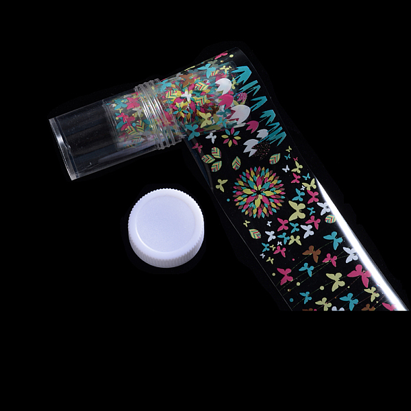 PandaHall Nail Art Foil Transfer Stickers, Flowers Butterfly Nail Decals, for DIY Design Nail Extension Gel Art Decorations, Colorful...
PandaHall Nail Art Foil Transfer Stickers, Flowers Butterfly Nail Decals, for DIY Design Nail Extension Gel Art Decorations, Colorful...