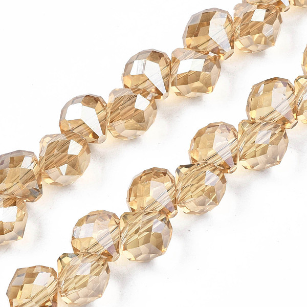 PandaHall Electroplate Transparent Glass Beads Strands, Faceted, Teardrop, BurlyWood, 8x8mm, Hole: 1.6mm, about 97~110pcs/strand, 22.44..., Orange
PandaHall Electroplate Transparent Glass Beads Strands, Faceted, Teardrop, BurlyWood, 8x8mm, Hole: 1.6mm, about 97~110pcs/strand, 22.44..., Orange