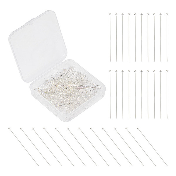 PandaHall GOMAKERER 400Pcs Brass Ball Head Pins, for Jewelry Making, Silver, 45x0.5mm, 24 Gauge, Head: 1.5mm Brass
PandaHall GOMAKERER 400Pcs Brass Ball Head Pins, for Jewelry Making, Silver, 45x0.5mm, 24 Gauge, Head: 1.5mm Brass