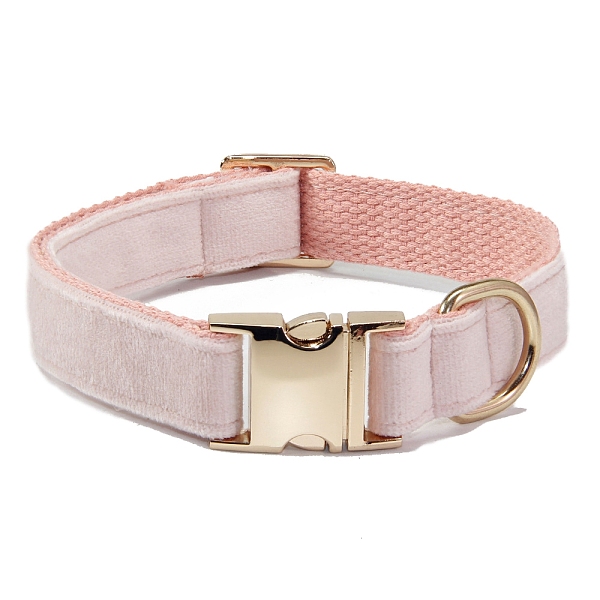 PandaHall Adjustable Polyester Pet Collars, with Metal Buckle Cat Dog Choker Necklace, Pink, 390~600x25mm Polyester Pink
PandaHall Adjustable Polyester Pet Collars, with Metal Buckle Cat Dog Choker Necklace, Pink, 390~600x25mm Polyester Pink