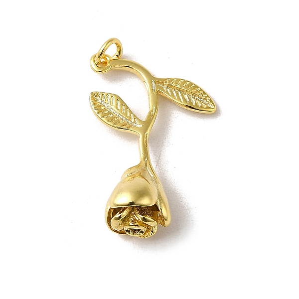 PandaHall Brass Pendants, Rose Charms, Real 24K Gold Plated, 23x14x7.5mm, Hole: 2.5mm Brass Flower
PandaHall Brass Pendants, Rose Charms, Real 24K Gold Plated, 23x14x7.5mm, Hole: 2.5mm Brass Flower