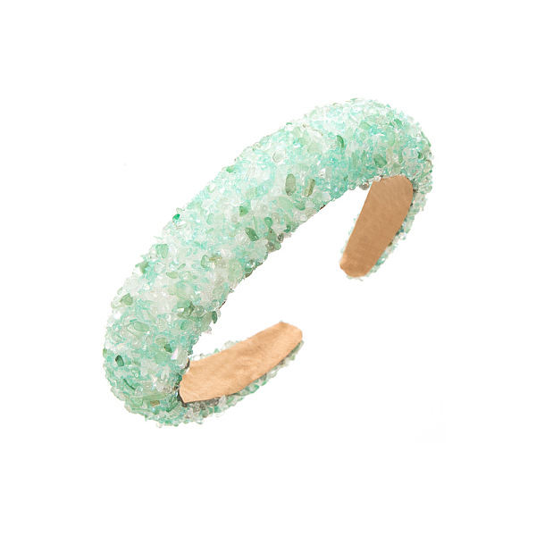 PandaHall Resin Chip Bead & Pearl Sponge Hair Bands, Wide Hair Accessories for Women Girls, Azure, 140x120mm Sponge Blue
PandaHall Resin Chip Bead & Pearl Sponge Hair Bands, Wide Hair Accessories for Women Girls, Azure, 140x120mm Sponge Blue