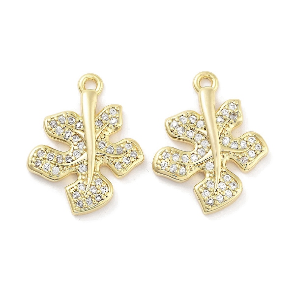 PandaHall Brass Micro Pave Clear Cubic Zirconia Pendants, Leaf, Real 18K Gold Plated, 23x18x3mm, Hole: 1.2mm Brass+Cubic Zirconia Leaf Clear
PandaHall Brass Micro Pave Clear Cubic Zirconia Pendants, Leaf, Real 18K Gold Plated, 23x18x3mm, Hole: 1.2mm Brass+Cubic Zirconia Leaf Clear