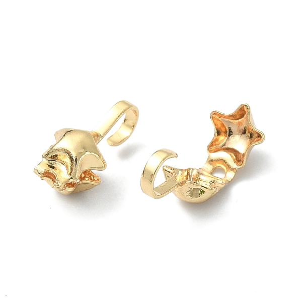 PandaHall Brass Bead Tips, Calotte Ends, Clamshell Knot Cover, Star, Real 18K Gold Plated, 15x5mm, Hole: 3mm, Inner Diameter: 3x3mm Brass
PandaHall Brass Bead Tips, Calotte Ends, Clamshell Knot Cover, Star, Real 18K Gold Plated, 15x5mm, Hole: 3mm, Inner Diameter: 3x3mm Brass