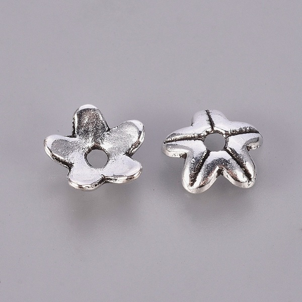PandaHall Tibetan Style Alloy Bead Caps, Antique Silver, Lead Free & Cadmium Free & Nickel Free, 9x9x3mm, Hole: 2mm Alloy
PandaHall Tibetan Style Alloy Bead Caps, Antique Silver, Lead Free & Cadmium Free & Nickel Free, 9x9x3mm, Hole: 2mm Alloy