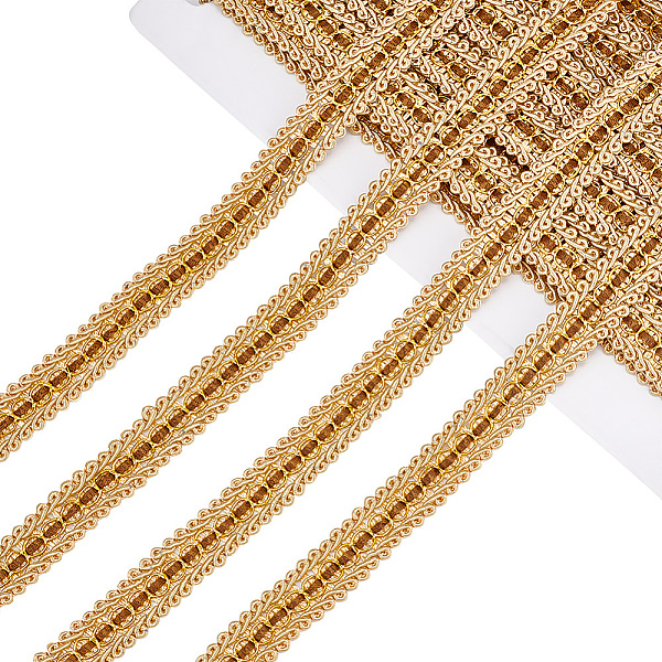 PandaHall Polyester Braided Lace Trim, Sewing Centipede Lace Ribbon, for Clothes Accessories and Curtains Accessories, Saddle Brown, 5/8...
PandaHall Polyester Braided Lace Trim, Sewing Centipede Lace Ribbon, for Clothes Accessories and Curtains Accessories, Saddle Brown, 5/8...