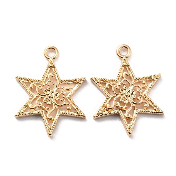 PandaHall Zinc Alloy Pendants, Cadmium Free & Lead Free, Star, Golden, 23x17x2mm, Hole: 1.8mm Alloy Star
PandaHall Zinc Alloy Pendants, Cadmium Free & Lead Free, Star, Golden, 23x17x2mm, Hole: 1.8mm Alloy Star