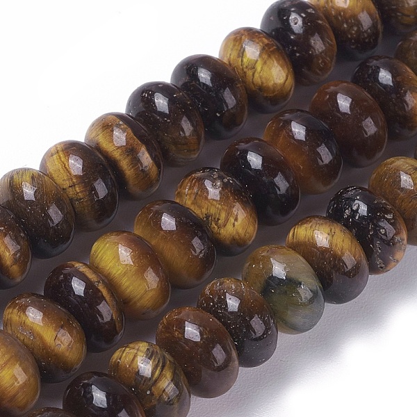 PandaHall Natural Tiger Eye Beads Strands, Rondelle, 8~8.4x5~5.5mm, Hole: 0.8mm, about 73pcs/strand, 15.11 inch~15.23 inch(38.4~38.7cm)...
PandaHall Natural Tiger Eye Beads Strands, Rondelle, 8~8.4x5~5.5mm, Hole: 0.8mm, about 73pcs/strand, 15.11 inch~15.23 inch(38.4~38.7cm)...