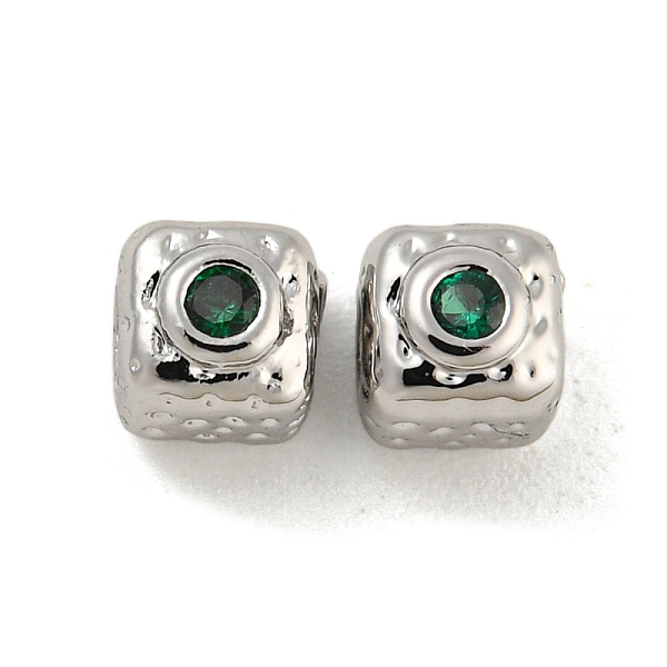 PandaHall Brass Micro Pave Cubic Zirconia Beads, Platinum, Cube, Green, 4x4x4.5mm, Hole: 1.4mm Brass+Cubic Zirconia Cube Green
PandaHall Brass Micro Pave Cubic Zirconia Beads, Platinum, Cube, Green, 4x4x4.5mm, Hole: 1.4mm Brass+Cubic Zirconia Cube Green