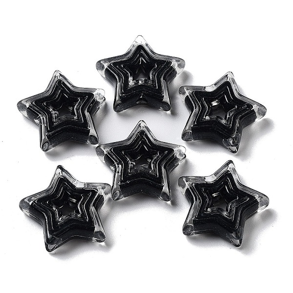 PandaHall Acrylic Beads, Bead in Bead, Star, Black, 22x23x6mm, Hole: 2mm, about 347pcs/500g Acrylic Star Black
PandaHall Acrylic Beads, Bead in Bead, Star, Black, 22x23x6mm, Hole: 2mm, about 347pcs/500g Acrylic Star Black