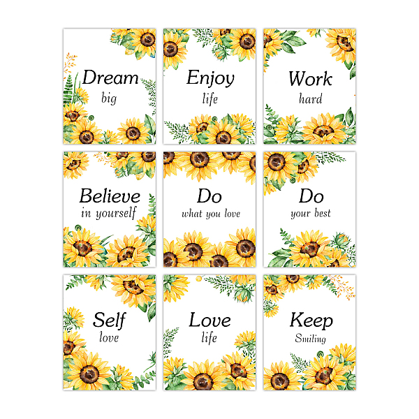 PandaHall Chemical Fiber Oil Canvas Hanging Painting, Home Wall Decoration, Rectangle with Inspiring Phrases, Sunflower Pattern, 200x250mm..., Gold
PandaHall Chemical Fiber Oil Canvas Hanging Painting, Home Wall Decoration, Rectangle with Inspiring Phrases, Sunflower Pattern, 200x250mm..., Gold