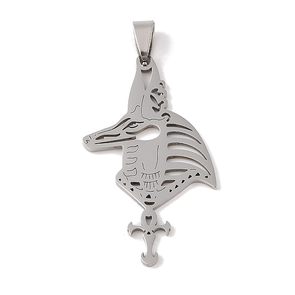 PandaHall 201 Stainless Steel Pendants, Butterfly Skull with Cross Charm, Stainless Steel Color, 48x27x1.5mm, Hole: 4x7mm 201 Stainless...
PandaHall 201 Stainless Steel Pendants, Butterfly Skull with Cross Charm, Stainless Steel Color, 48x27x1.5mm, Hole: 4x7mm 201 Stainless...
