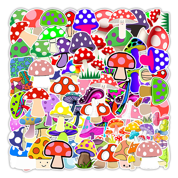 PandaHall 50Pcs PVC Self-Adhesive Mushroom Stickers, Waterproof Decals for Suitcase, Skateboard, Refrigerator, Helmet, Mobile Phone Shell..., Multicolor
PandaHall 50Pcs PVC Self-Adhesive Mushroom Stickers, Waterproof Decals for Suitcase, Skateboard, Refrigerator, Helmet, Mobile Phone Shell..., Multicolor