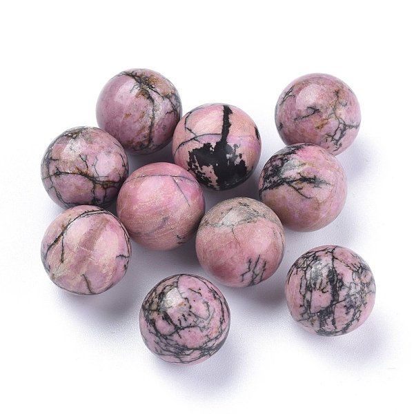 PandaHall Natural Rhodonite Beads, Gemstone Sphere, No Hole/Undrilled, Round, 17.5~18mm Rhodonite Round
PandaHall Natural Rhodonite Beads, Gemstone Sphere, No Hole/Undrilled, Round, 17.5~18mm Rhodonite Round
