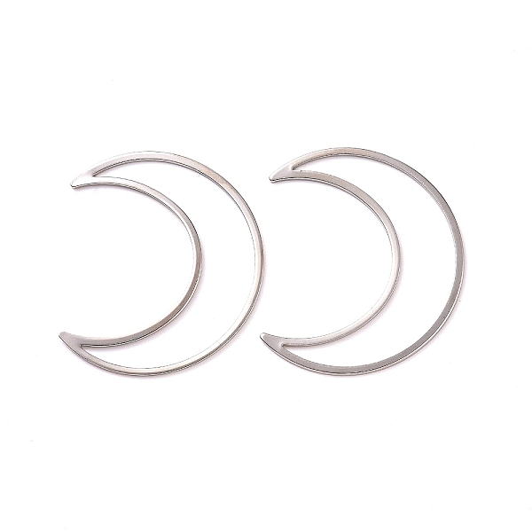 PandaHall Brass Linking Rings, Lead Free & Cadmium Free & Nickel Free, Moon, Platinum, 49x40x1mm Brass Moon
PandaHall Brass Linking Rings, Lead Free & Cadmium Free & Nickel Free, Moon, Platinum, 49x40x1mm Brass Moon