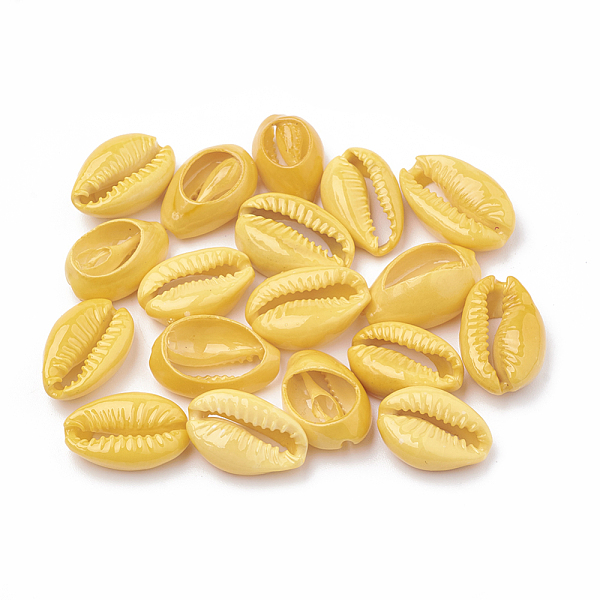 PandaHall Natural Cowrie Shell Beads, Spray Painted, Yellow, 15~18x11~12x5~7mm Cowrie Shell Shell Shape Yellow
PandaHall Natural Cowrie Shell Beads, Spray Painted, Yellow, 15~18x11~12x5~7mm Cowrie Shell Shell Shape Yellow