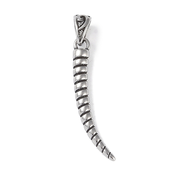 PandaHall Viking 316 Surgical Stainless Steel Pendants, Wolf Tooth Charm, Antique Silver, 34x4mm, Hole: 6x4.5mm 316 Surgical Stainless Steel...
PandaHall Viking 316 Surgical Stainless Steel Pendants, Wolf Tooth Charm, Antique Silver, 34x4mm, Hole: 6x4.5mm 316 Surgical Stainless Steel...