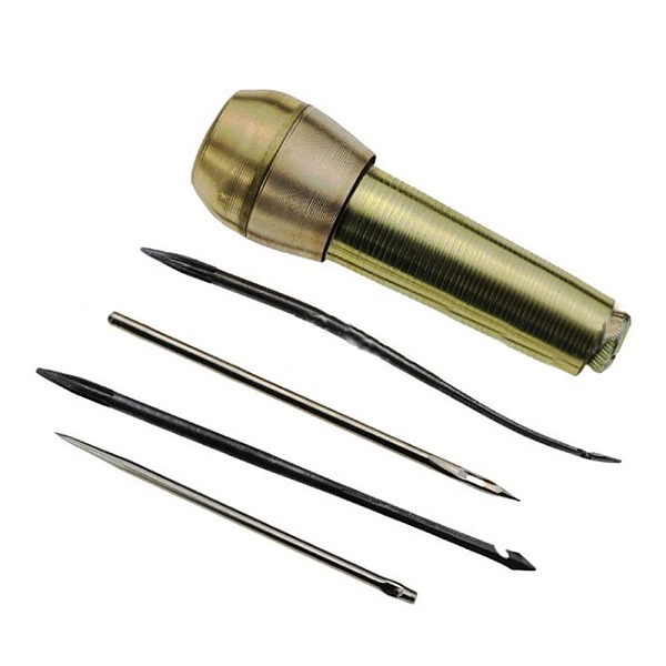 PandaHall Brass Sewing Awl Handle & Needle Kit, Canvas Leather Shoes Repairing Tools , Golden, 5pcs/set Brass
PandaHall Brass Sewing Awl Handle & Needle Kit, Canvas Leather Shoes Repairing Tools , Golden, 5pcs/set Brass
