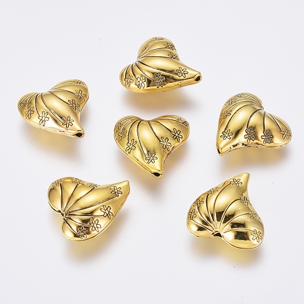 PandaHall Tibetan Style Alloy Beads, Heart, Lead Free & Cadmium Free, Antique Golden, 25x23x10mm, Hole: 1.5mm Alloy Heart
PandaHall Tibetan Style Alloy Beads, Heart, Lead Free & Cadmium Free, Antique Golden, 25x23x10mm, Hole: 1.5mm Alloy Heart