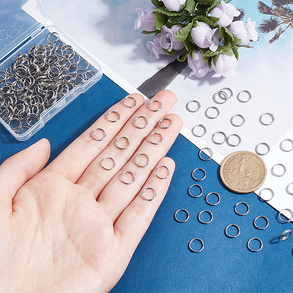 PandaHall About 270 Pcs 304 Stainless Steel Split Rings Double Loop Jump Ring Close but Unsoldered Diameter 8mm Wire 23-Gauge for Jewelry...
PandaHall About 270 Pcs 304 Stainless Steel Split Rings Double Loop Jump Ring Close but Unsoldered Diameter 8mm Wire 23-Gauge for Jewelry...