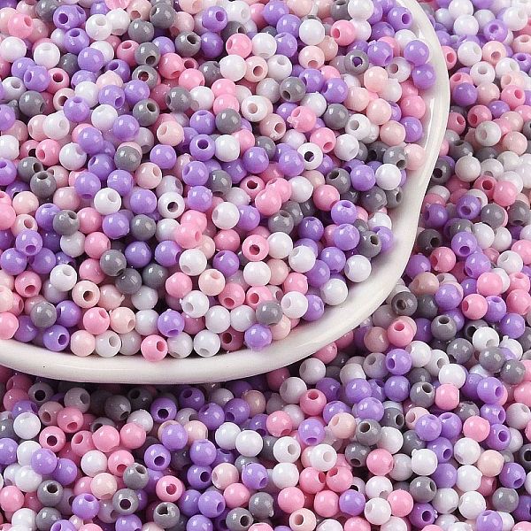 PandaHall Opaque Acrylic Beads, Round, Medium Purple, 3mm, Hole: 1mm Acrylic Round
PandaHall Opaque Acrylic Beads, Round, Medium Purple, 3mm, Hole: 1mm Acrylic Round