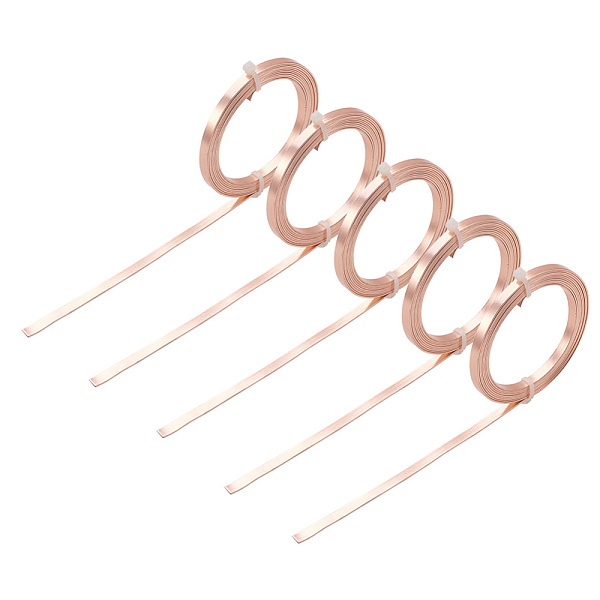 PandaHall Aluminum Wire, Bendable Metal Craft Wire, Flat Craft Wire, Bezel Strip Wire for Cabochons Jewelry Making, PeachPuff, 5x1mm, about..., Brown
PandaHall Aluminum Wire, Bendable Metal Craft Wire, Flat Craft Wire, Bezel Strip Wire for Cabochons Jewelry Making, PeachPuff, 5x1mm, about..., Brown