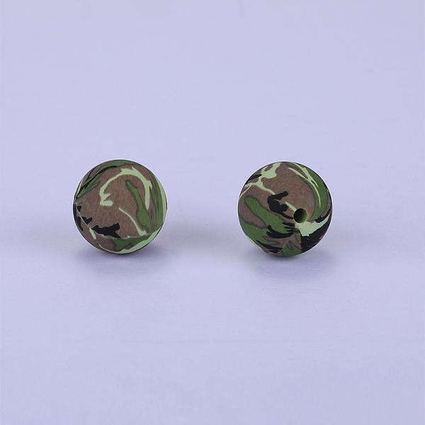 PandaHall Printed Round Silicone Focal Beads, Olive Drab, 15x15mm, Hole: 2mm Silicone Round
PandaHall Printed Round Silicone Focal Beads, Olive Drab, 15x15mm, Hole: 2mm Silicone Round