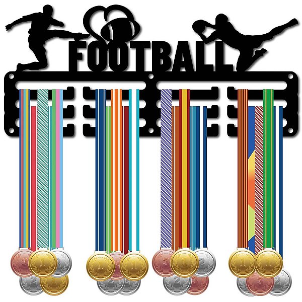 PandaHall CREATCABIN Football Medal Hanger Display Soccer Medal Holder Rack Sports Metal Hanging Awards Iron Small Mount Decor Awards for..., Black
PandaHall CREATCABIN Football Medal Hanger Display Soccer Medal Holder Rack Sports Metal Hanging Awards Iron Small Mount Decor Awards for..., Black