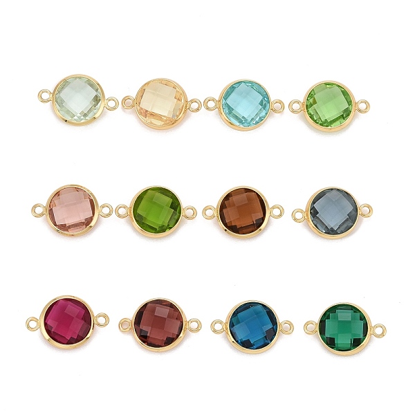 PandaHall Brass Glass Links Connectors, Long-Lasting Plated, Lead Free & Nickel Free & Cadmium Free, Faceted, Flat Round, Real 18K Gold..., Multicolor
PandaHall Brass Glass Links Connectors, Long-Lasting Plated, Lead Free & Nickel Free & Cadmium Free, Faceted, Flat Round, Real 18K Gold..., Multicolor