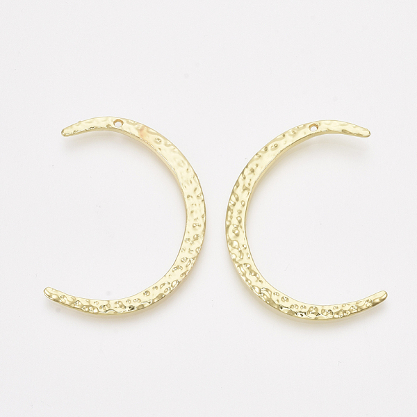 PandaHall Alloy Pendants, Moon, Light Gold, 46~47x33~33.5x2.5mm, Hole: 1.2mm Alloy Moon
PandaHall Alloy Pendants, Moon, Light Gold, 46~47x33~33.5x2.5mm, Hole: 1.2mm Alloy Moon