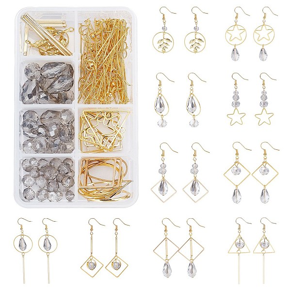 PandaHall SUNNYCLUE DIY Jewelry Set Making Kit, Brass Linking & Earring Hooks & Jump Rings & Pins & Bead, Alloy Pendants, Glass Beads, Iron...
PandaHall SUNNYCLUE DIY Jewelry Set Making Kit, Brass Linking & Earring Hooks & Jump Rings & Pins & Bead, Alloy Pendants, Glass Beads, Iron...