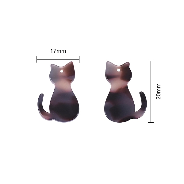 PandaHall Cellulose Acetate Resin Pendants, Cat, 25x17mm, 12 colors, 2pcs/color, 24pcs/bag Resin Cat Shape
PandaHall Cellulose Acetate Resin Pendants, Cat, 25x17mm, 12 colors, 2pcs/color, 24pcs/bag Resin Cat Shape