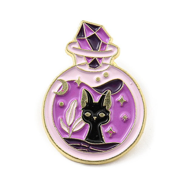 PandaHall Magic Cat Enamel Pin, Alloy Brooch for Backpack Clothes, Bottle, 29.5x22x1.5mm Alloy+Enamel Bottle
PandaHall Magic Cat Enamel Pin, Alloy Brooch for Backpack Clothes, Bottle, 29.5x22x1.5mm Alloy+Enamel Bottle