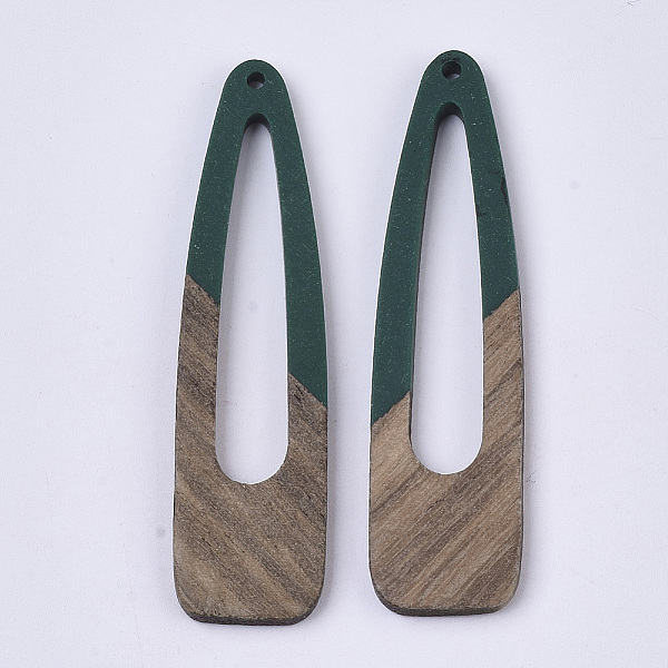 PandaHall Resin & Wood Big Pendants, Snap Hair Clip Shape, Teal, 66~66.5x17x3~3.5mm, Hole: 1.5mm Resin+Wood Others Cyan
PandaHall Resin & Wood Big Pendants, Snap Hair Clip Shape, Teal, 66~66.5x17x3~3.5mm, Hole: 1.5mm Resin+Wood Others Cyan