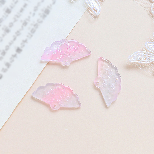 PandaHall Handmade Lampwork Connector Charms, Fan Link, Pearl Pink, 16x28mm Lampwork Fan
PandaHall Handmade Lampwork Connector Charms, Fan Link, Pearl Pink, 16x28mm Lampwork Fan