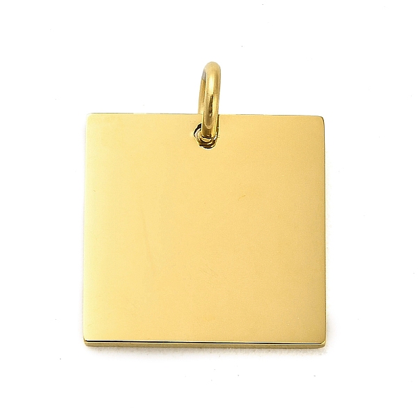 PandaHall 304 Stainless Steel Pendants, with Jump Ring, Stamping Blank Tag, Square Charm, Real 14K Gold Plated, 20x20x1.5mm 304 Stainless...
PandaHall 304 Stainless Steel Pendants, with Jump Ring, Stamping Blank Tag, Square Charm, Real 14K Gold Plated, 20x20x1.5mm 304 Stainless...